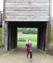 the replica wooden fort