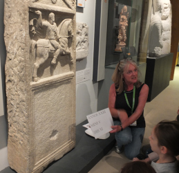 looking at inscriptions