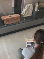 looking at inscriptions