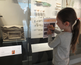 looking at inscriptions