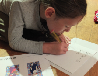 looking at inscriptions