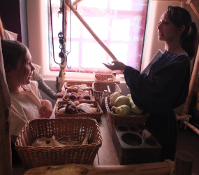 shopping in the marketplace