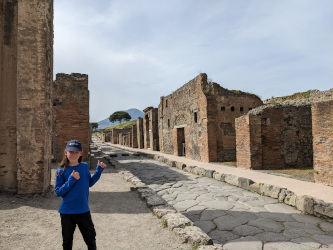 Visiting Pompeii