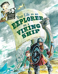 Explorer on a Viking Longship
