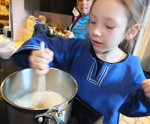 making cream cheese