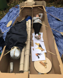 Setting fire to the boat