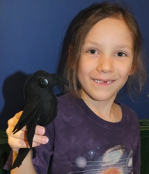 Muninn, one of Odin's raven