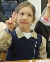 the victory sign