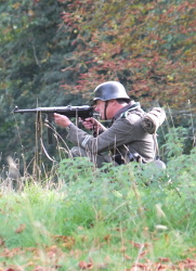 fight between the German and allied forces