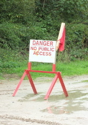 Danger sign