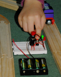 making a toy set of railway signals