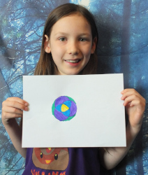 making a pattern using 3 overlapping circles