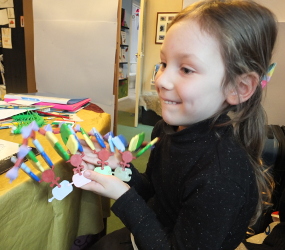 Making RNA protein synthesis model