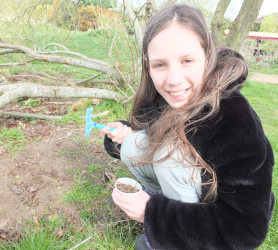 collecting soil samples