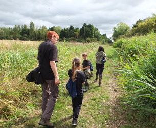 talking whilst walking