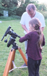 getting ready for stargazing