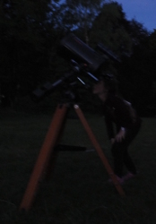 getting ready for stargazing