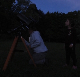 getting ready for stargazing