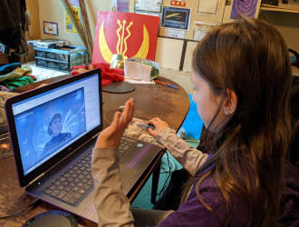 An Elf in Space (National School's Observatory)